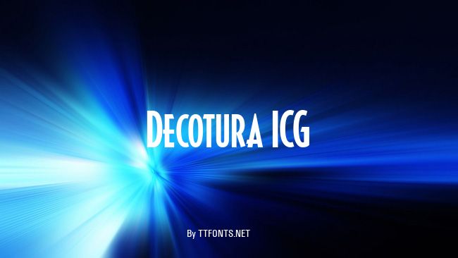 Decotura ICG example