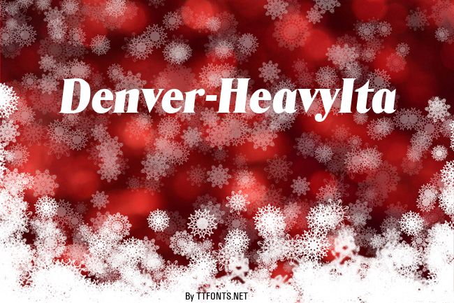 Denver-HeavyIta example