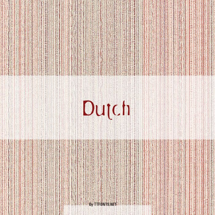 Dutch example