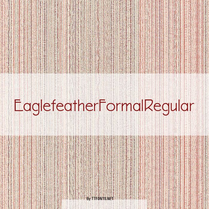 EaglefeatherFormalRegular example
