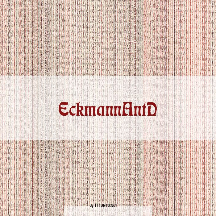 EckmannAntD example