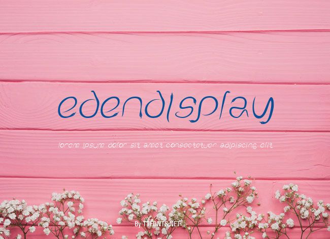 EdenDisplay example