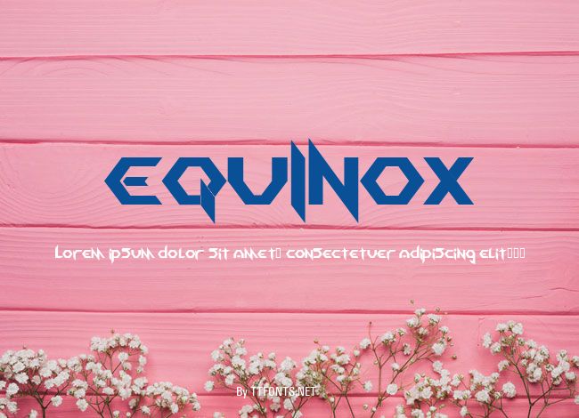 EQUINOX example