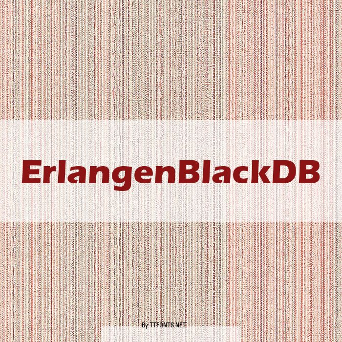 ErlangenBlackDB example