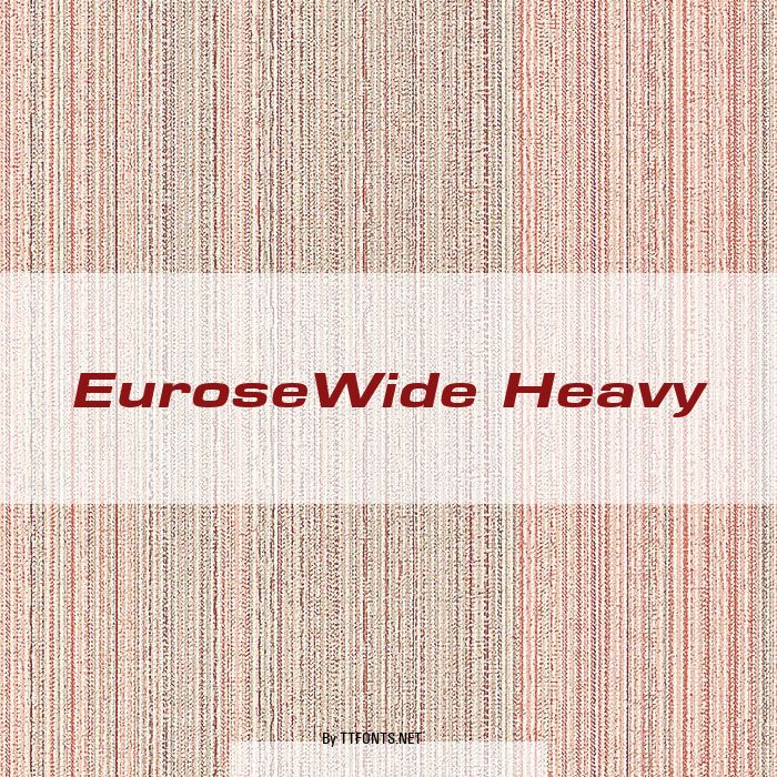 EuroseWide Heavy example