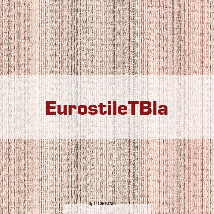 EurostileTBla example
