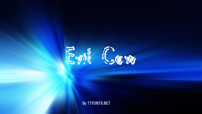 Evil Cow example