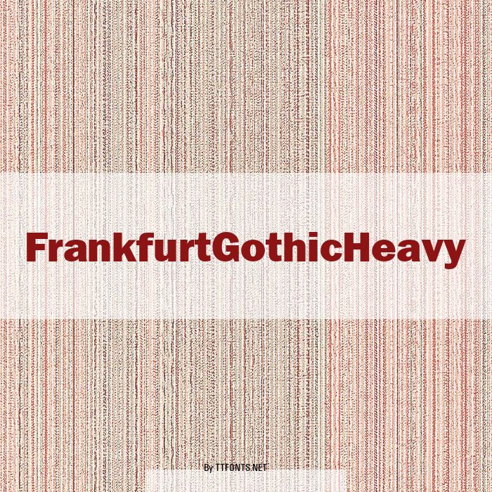 FrankfurtGothicHeavy example
