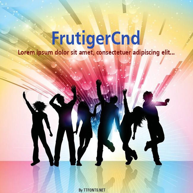 FrutigerCnd example