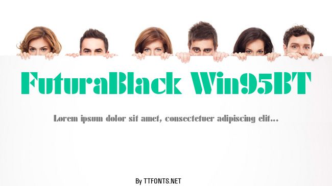 FuturaBlack Win95BT example