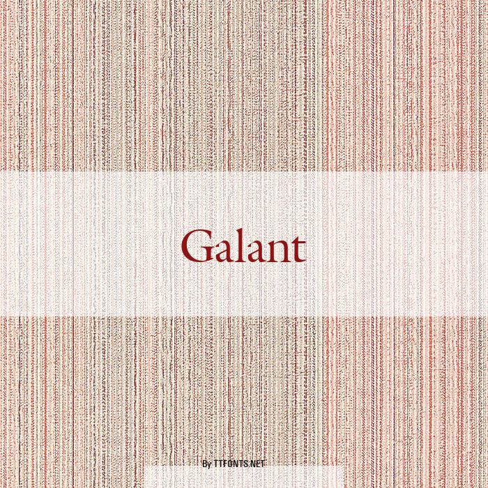 Galant example