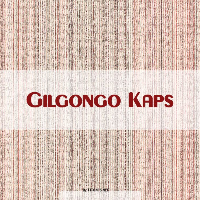 Gilgongo Kaps example