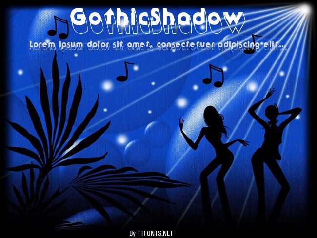 GothicShadow example