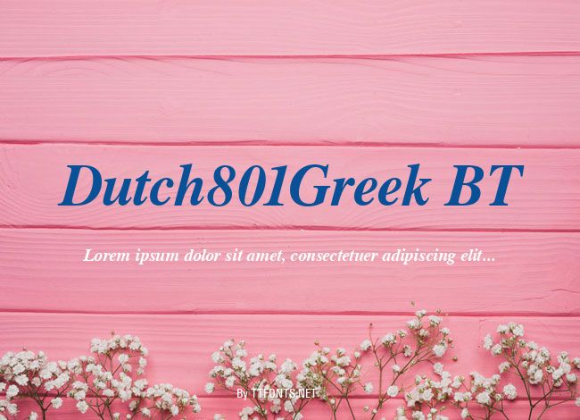 Dutch801Greek BT example