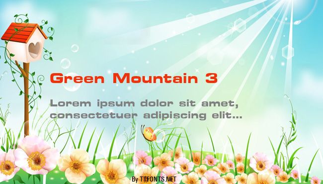 Green Mountain 3 example