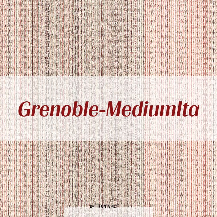 Grenoble-MediumIta example