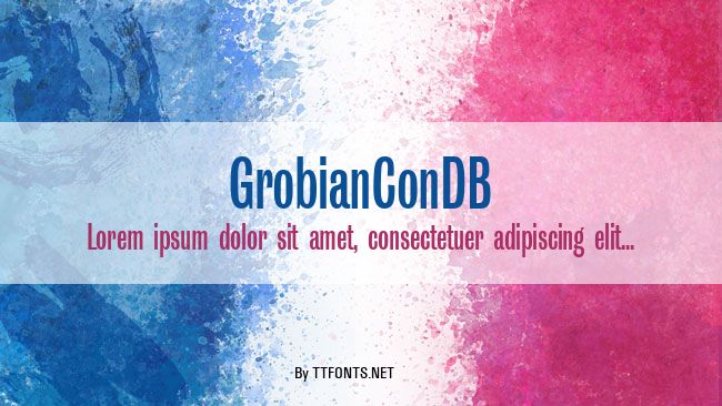 GrobianConDB example