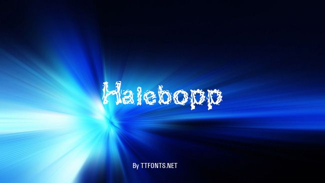 Halebopp example