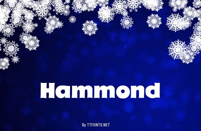 Hammond example