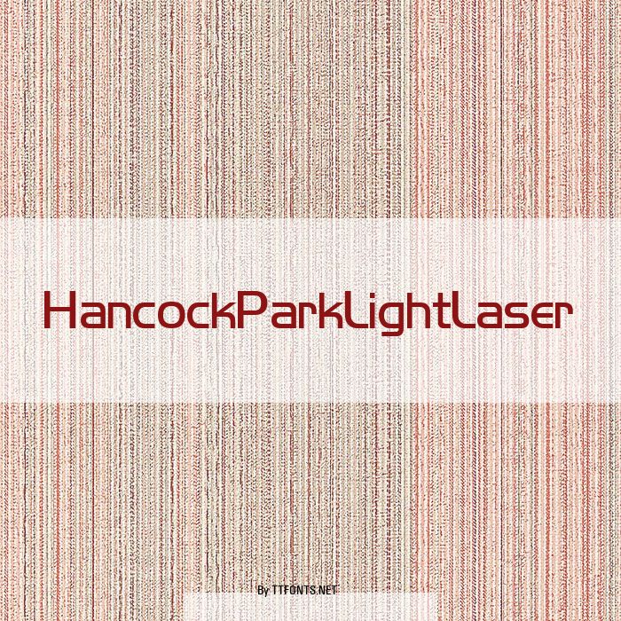 HancockParkLightLaser example