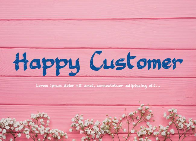 Happy Customer example