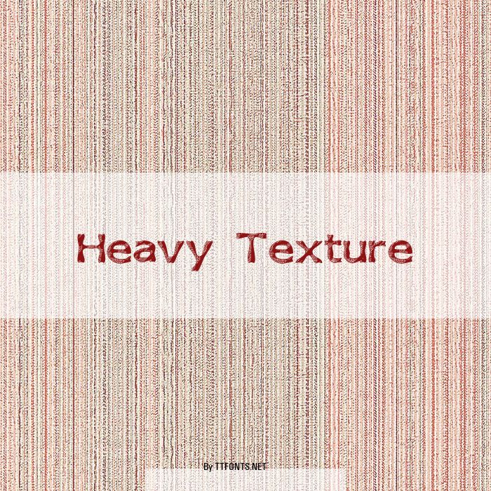 Heavy Texture example