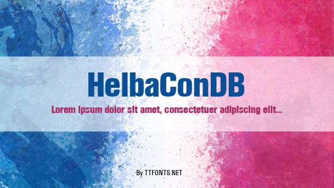 HelbaConDB example