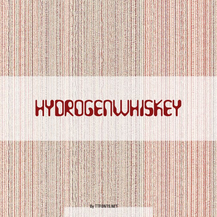 HydrogenWhiskey example