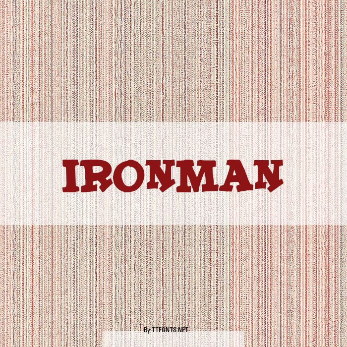 IronMan example