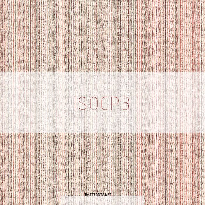 ISOCP3 example