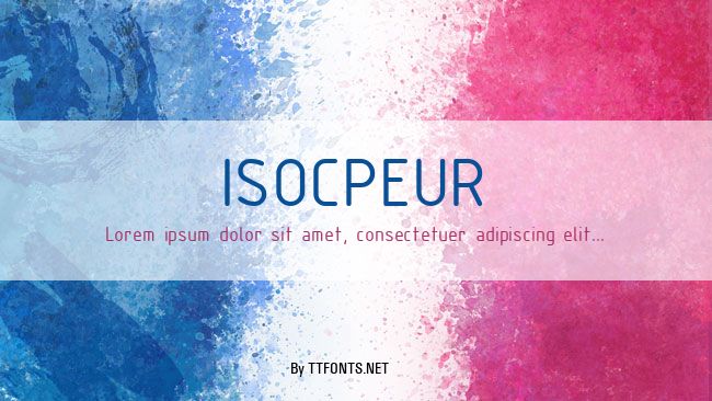 ISOCPEUR example