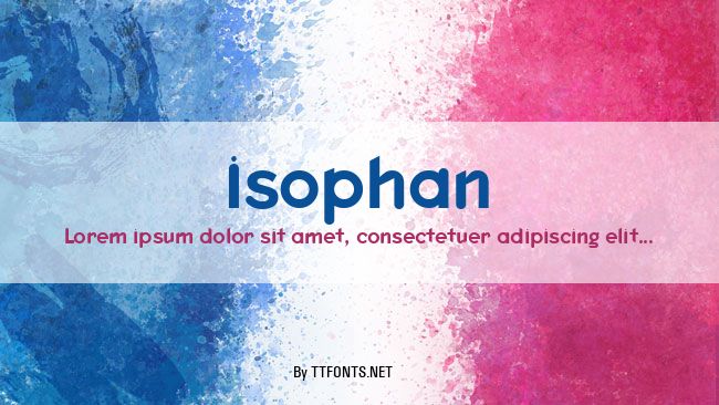 Isophan example