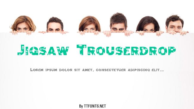 Jigsaw Trouserdrop example
