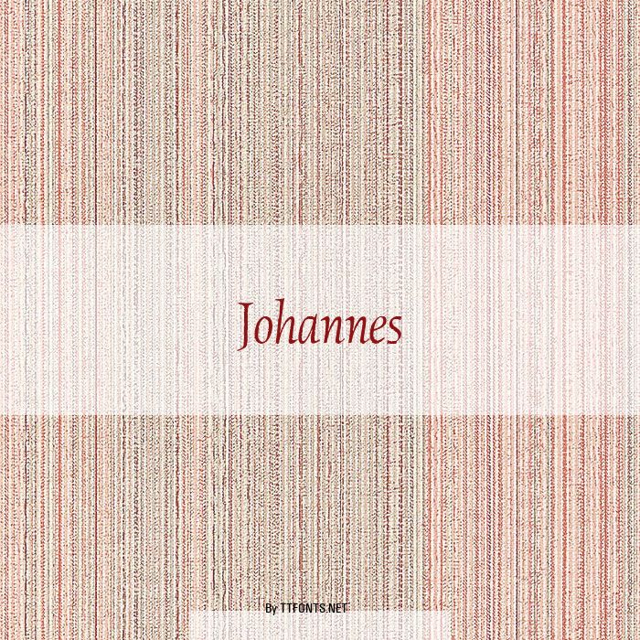 Johannes example