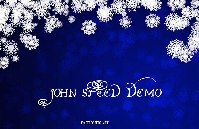 John Speed Demo example