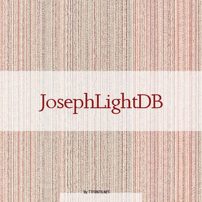 JosephLightDB example