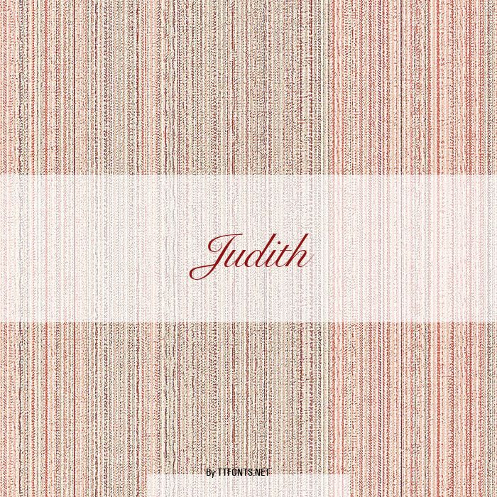 Judith example
