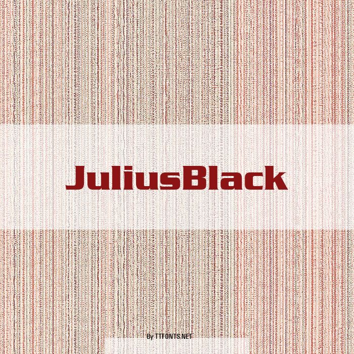 JuliusBlack example