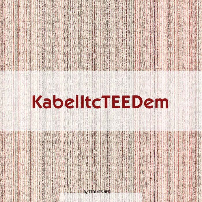 KabelItcTEEDem example