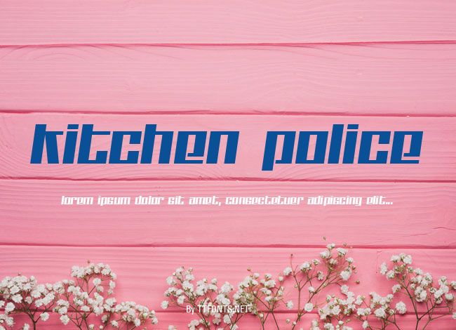 Kitchen police example