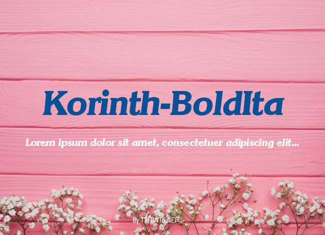 Korinth-BoldIta example