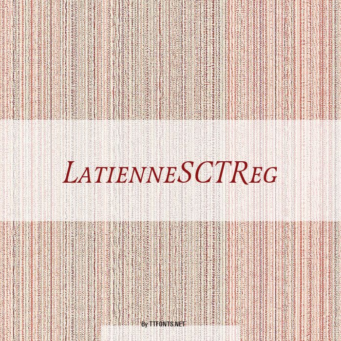 LatienneSCTReg example