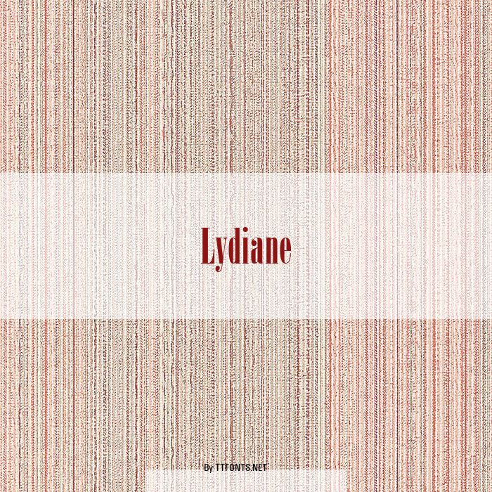 Lydiane example