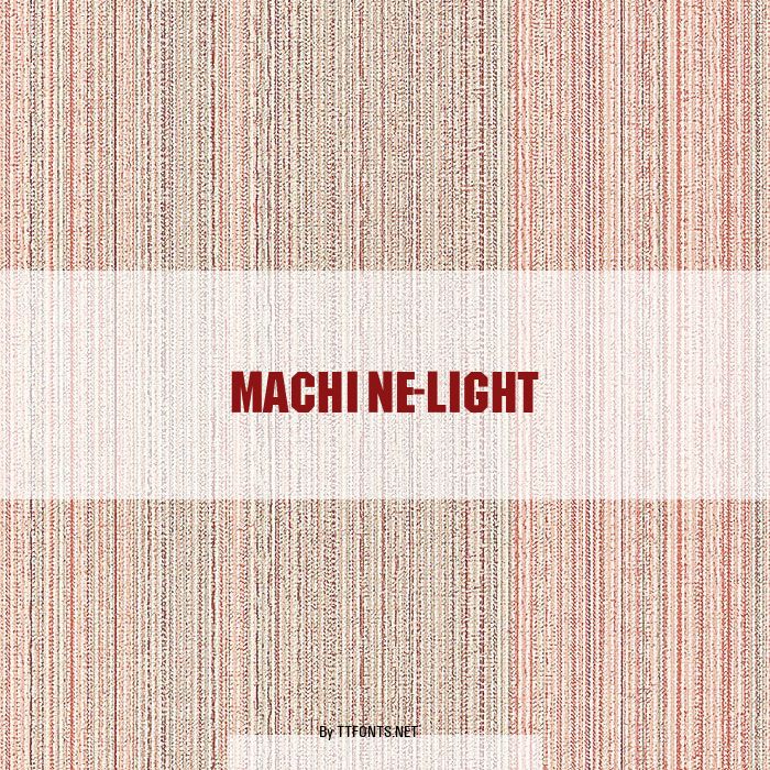 Machine-Light example