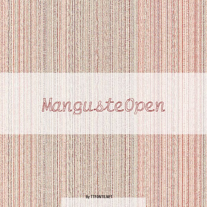 MangusteOpen example