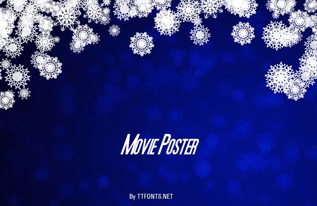 Movie Poster example