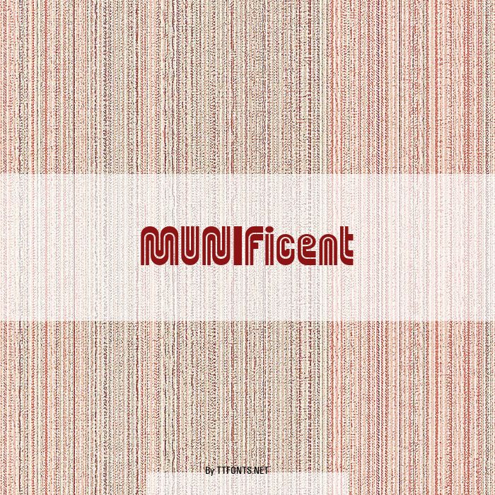 MUNIficent example