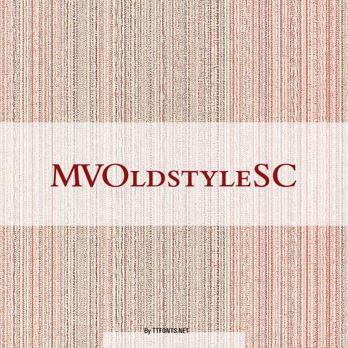 MVOldstyleSC example