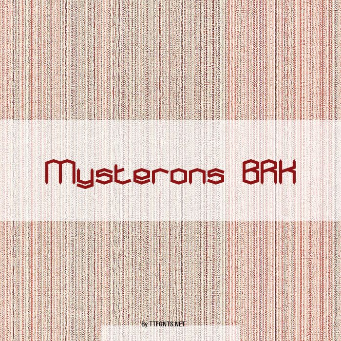Mysterons BRK example