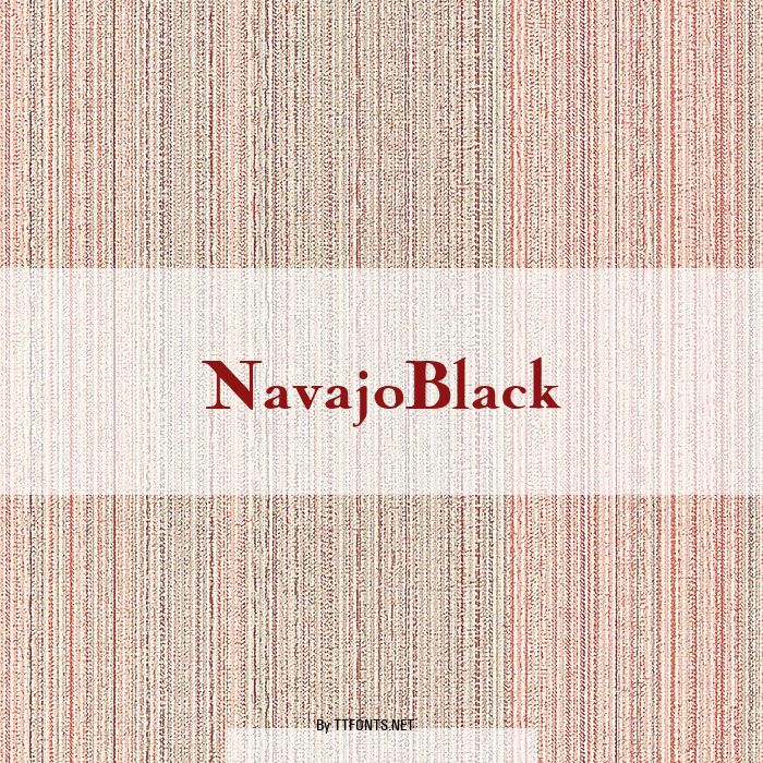NavajoBlack example
